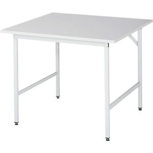 RAU Arbeitstisch, Melamin-Platte, 1000 x 1000 x 800-850 mm RAU Arbeitstisch, Melamin-Platte, 1000 x 1000 x 800-850 mm