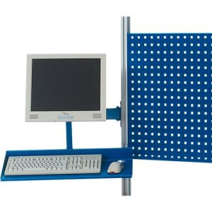 Rau Schwenkarm für Arbeitsplatzsysteme Serie E, mit Flachbildschirmhalter, Tastatur- und Mausauflage, B 645 x T 330 x H 440 mm, bis 15 kg Rau Schwenkarm für Arbeitsplatzsysteme Serie E, mit Flachbildschirmhalter, Tastatur- und Mausauflage, B 645 x T 330 x H 440 mm, bis 15 kg