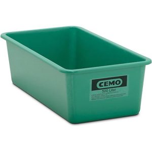 Rechteckbehälter Standard, GFK, 500 l, grün Rechteckbehälter Standard, GFK, 500 l, grün