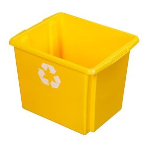 Recycle-Box Sunware Nesta, 45 l, L 455 x B 360 x H 360 mm, gelb Recycle-Box Sunware Nesta, 45 l, L 455 x B 360 x H 360 mm, gelb