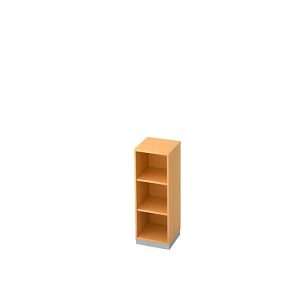 Regal, 3 OH, B 400 x T 400 mm, Buche-Dekor Regal, 3 OH, B 400 x T 400 mm, Buche-Dekor