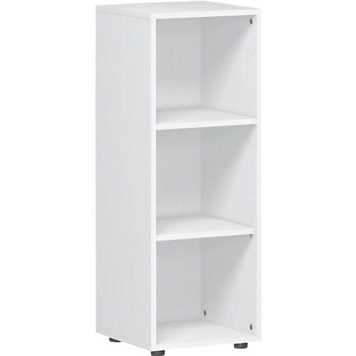 Regal PALENQUE, 3 OH, B 400 x T 400 x H 1104 mm, weiß