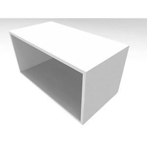 Regal QUANDOS BOX, 1 Ordnerhöhe, B 800 x T 420 x H 374 mm, weiß Regal QUANDOS BOX, 1 Ordnerhöhe, B 800 x T 420 x H 374 mm, weiß