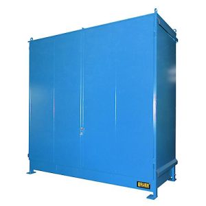 Regalcontainer BAUER CEN 33-2 IBC, Stahl, Doppelflügeltor, B 3510 x T 1480 x H 3445 mm, blau Regalcontainer BAUER CEN 33-2 IBC, Stahl, Doppelflügeltor, B 3510 x T 1480 x H 3445 mm, blau