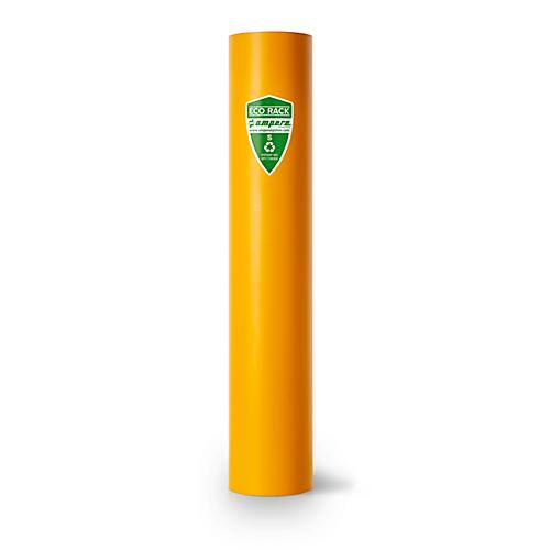 Regalstützenschutz a.m.p.e.r.e. ECO RACK, Tiefkühllager geeignet, Signalfarbe, recycelter Kunststoff, B 70-87 x H 600 mm