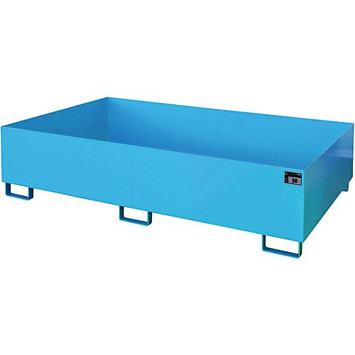 Regalwanne Typ RW/RW 2200-2, ohne Gitterrost, blau RAL5012