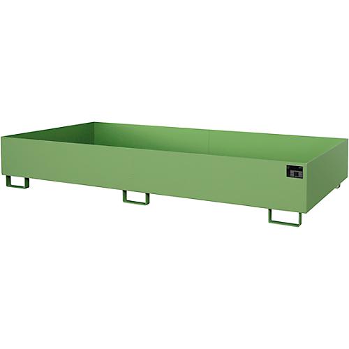 Regalwanne Typ RW/RW 2700-2, ohne Gitterrost, grün RAL6011