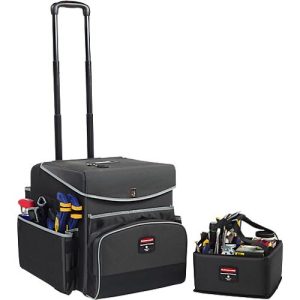 Reinigungswagen Rubbermaid® Quick Cart Klein, 30 l, Außentaschen, Reißverschlusstasche & Innenfächer, Teleskopgriff, wasser-/ölresistent, Teflon® Reinigungswagen Rubbermaid® Quick Cart Klein, 30 l, Außentaschen, Reißverschlusstasche & Innenfächer, Teleskopgriff, wasser-/ölresistent, Teflon®