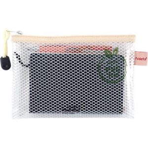 Reißverschlussbeutel FolderSys, Halteschlaufe & Kordel, PVC-frei, Kunststoff transparent, Format A5, 10 Stück Reißverschlussbeutel FolderSys, Halteschlaufe & Kordel, PVC-frei, Kunststoff transparent, Format A5, 10 Stück
