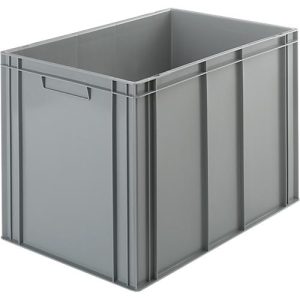 Ringoplast Euro Box Bäckerkasten, 102 l, lebensmittelecht, geschlossene Version, ohne Deckel, L 600 x B 400 x H 424 mm, Kunststoff, grau Ringoplast Euro Box Bäckerkasten, 102 l, lebensmittelecht, geschlossene Version, ohne Deckel, L 600 x B 400 x H 424 mm, Kunststoff, grau