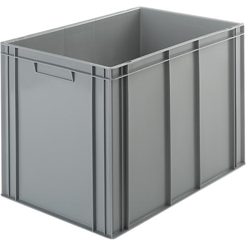 Ringoplast Euro Box Bäckerkasten, 102 l, lebensmittelecht, geschlossene Version, ohne Deckel, L 600 x B 400 x H 424 mm, Kunststoff, grau