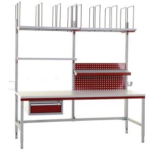 Rocholz Komplettpacktisch Komfort System Flex, 2000 mm, umfangreiches Zubehör Rocholz Komplettpacktisch Komfort System Flex, 2000 mm, umfangreiches Zubehör