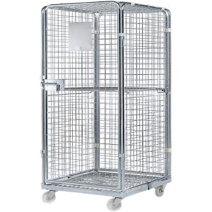 Rollbehälter, mit Stahlrollplatte, 724 x 815 x 1600 mm Rollbehälter, mit Stahlrollplatte, 724 x 815 x 1600 mm