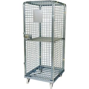 Rollbehälter, mit Stahlrollplatte, 724 x 815 x 1800 mm Rollbehälter, mit Stahlrollplatte, 724 x 815 x 1800 mm