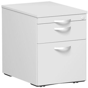 Rollcontainer ALICANTE, 1 Schub, HR- & Utensilienauszug, B 430 x T 600 x H 566 mm, lichtgrau Rollcontainer ALICANTE, 1 Schub, HR- & Utensilienauszug, B 430 x T 600 x H 566 mm, lichtgrau
