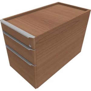 Rollcontainer QUANDOS BOX, 1 Utensilienauszug, 1 Schublade, HR-Auszug, B 430 x T 800 x H 570 mm, Kirsche Romana Rollcontainer QUANDOS BOX, 1 Utensilienauszug, 1 Schublade, HR-Auszug, B 430 x T 800 x H 570 mm, Kirsche Romana