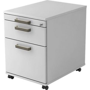 Rollcontainer TOPAS LINE, 1 Schub,1 Hängeregistraturauszug, 1 Utensilienauszug, T 580, lichtgrau/lichtgrau Rollcontainer TOPAS LINE, 1 Schub,1 Hängeregistraturauszug, 1 Utensilienauszug, T 580, lichtgrau/lichtgrau