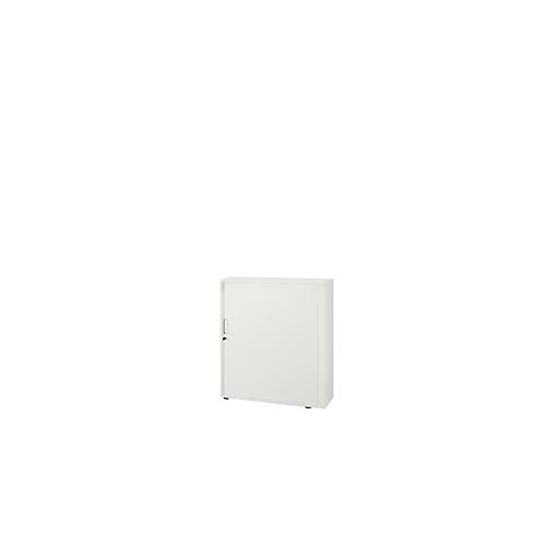 Rollladenschrank, 2 OH, 1teilig, ohne Mitteltrennwand, B 800 mm, lichtgrau