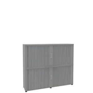 Rollladenschrank, 4 OH, 2teilig, mit Mitteltrennwand, B 1800 mm, silber Rollladenschrank, 4 OH, 2teilig, mit Mitteltrennwand, B 1800 mm, silber