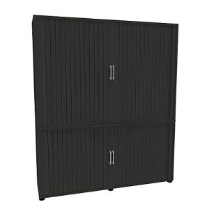 Rollladenschrank, 5 OH, 2teilig, mit Mitteltrennwand, B 1600 mm, graphit Rollladenschrank, 5 OH, 2teilig, mit Mitteltrennwand, B 1600 mm, graphit