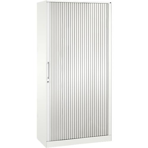 Rollladenschrank ASISTO C 3000, 5 Ordnerhöhen, B 1000 mm, weiß/weiß