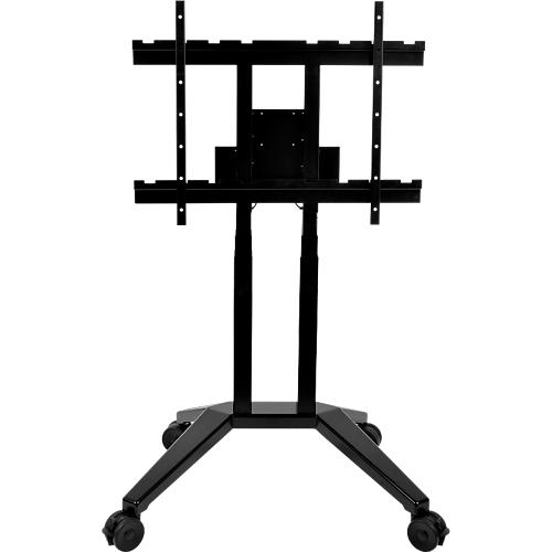 Rollstativ Legamaster moTion MS-12S, höhenverstellbar, Kabelfach, B 910 x T 690 x H 1470-2130 mm, schwarz