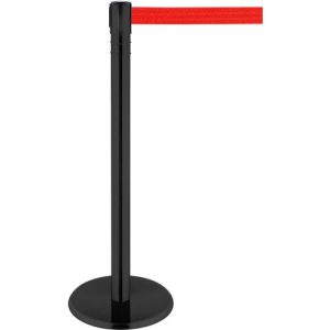 RS-GUIDESYSTEMS Gurtpfosten GLA 86, Metall, Höhe 1000 mm, Gurtbandmaß L 7000 x B 100 mm, rot RS-GUIDESYSTEMS Gurtpfosten GLA 86, Metall, Höhe 1000 mm, Gurtbandmaß L 7000 x B 100 mm, rot