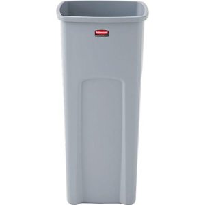 Rubbermaid Abfallbehälter Untouchable®, ohne Recycling-Logo, 87 Liter, grau Rubbermaid Abfallbehälter Untouchable®, ohne Recycling-Logo, 87 Liter, grau
