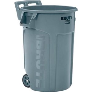 Rubbermaid Abfallbehälter Wheeled Brute®, mit Rollen und Griff, Fassungsvermögen 167 Liter, grau Rubbermaid Abfallbehälter Wheeled Brute®, mit Rollen und Griff, Fassungsvermögen 167 Liter, grau