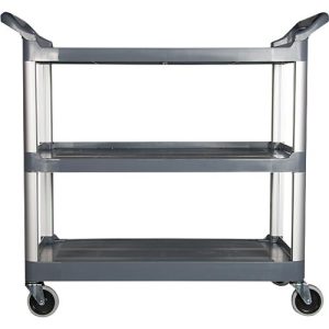 Rubbermaid X-TRA™ Mehrzweckwagen, offene Ausführung, bis 135 kg, schwarz Rubbermaid X-TRA™ Mehrzweckwagen, offene Ausführung, bis 135 kg, schwarz