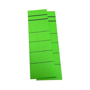 Rückenschild, Rückenbreite 60 mm, selbstklebend, 10 Stück, grün Rückenschild, Rückenbreite 60 mm, selbstklebend, 10 Stück, grün