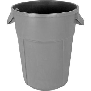 Rundbehälter, lebensmittelecht, 120 l, grau Rundbehälter, lebensmittelecht, 120 l, grau