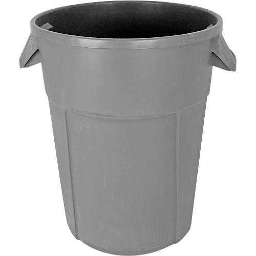 Rundbehälter, lebensmittelecht, 120 l, grau