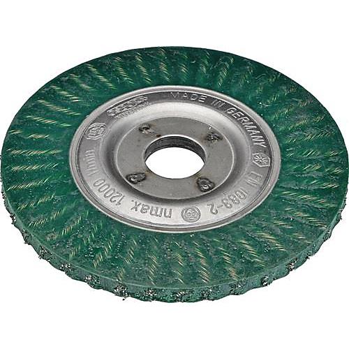 Rundbürste D.125mm Drahtstärke 0,50mm STA 6mm