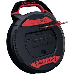 RUNPOTEC Kabeleinziehgerät GF3, Glasfaserstab Ø 3 mm, Bandlänge 20 m, Biegeradius 38 mm, ohne Meterzähler RUNPOTEC Kabeleinziehgerät GF3, Glasfaserstab Ø 3 mm, Bandlänge 20 m, Biegeradius 38 mm, ohne Meterzähler