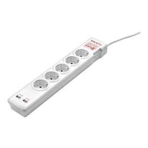 SALICRU SPS SAFE 5+ – Überspannungsschutz – Wechselstrom 250 V – Ausgangsanschlüsse: 5 – 1.5 m Schnur SALICRU SPS SAFE 5+ – Überspannungsschutz – Wechselstrom 250 V – Ausgangsanschlüsse: 5 – 1.5 m Schnur