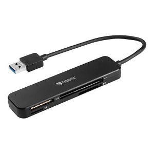 Sandberg – Kartenleser (SD, SDHC, SDXC, MS, MMC, TransFlash, microSD) – USB 3.0 Sandberg – Kartenleser (SD, SDHC, SDXC, MS, MMC, TransFlash, microSD) – USB 3.0