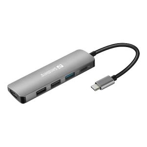 Sandberg USB-C Dock HDMI+3xUSB+PD 100W – Dockingstation – USB-C – HDMI Sandberg USB-C Dock HDMI+3xUSB+PD 100W – Dockingstation – USB-C – HDMI