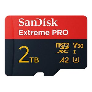 SanDisk Extreme Pro – Flash-Speicherkarte (SD-Adapter inbegriffen) – 2 TB – A2 / Video Class V30 / UHS-I U3 – microSDXC UHS-I SanDisk Extreme Pro – Flash-Speicherkarte (SD-Adapter inbegriffen) – 2 TB – A2 / Video Class V30 / UHS-I U3 – microSDXC UHS-I