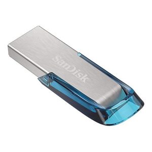 SanDisk Ultra Flair – USB-Flash-Laufwerk – 64 GB – USB 3.0 – Blau SanDisk Ultra Flair – USB-Flash-Laufwerk – 64 GB – USB 3.0 – Blau