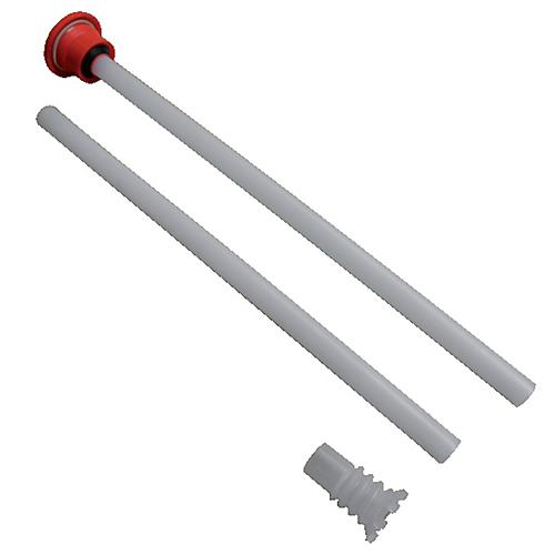 Saugrohr für CEMO Cematic-Pumpensysteme, 2-teilig, mit Gewinde S56 x 4, weiß