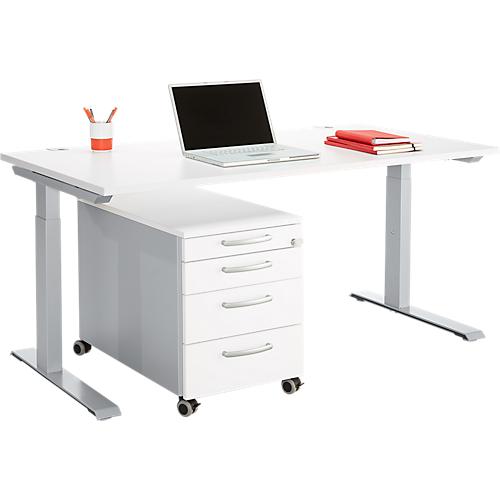 Schäfer Shop Genius Büromöbelset 2-tlg. MODENA FLEX, höhenverstellbar, Breite 1600 mm