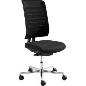 Schäfer Shop Genius Bürostuhl SSI PROLINE PREMIUM S2, teilautomatische Synchronmechanik, ohne Armlehnen, Netz-Rückenlehne, schwarz/alusilber Schäfer Shop Genius Bürostuhl SSI PROLINE PREMIUM S2, teilautomatische Synchronmechanik, ohne Armlehnen, Netz-Rückenlehne, schwarz/alusilber
