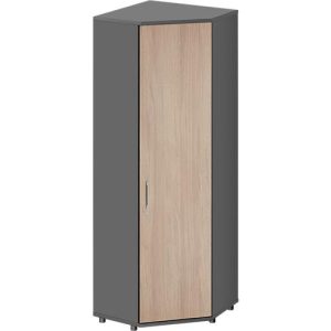 Schäfer Shop Genius Eckschrank TETRIS WOOD, 6 OH, B 800 x H 2270 mm, Höhe inkl. Gleiter, graphit/Eiche Schäfer Shop Genius Eckschrank TETRIS WOOD, 6 OH, B 800 x H 2270 mm, Höhe inkl. Gleiter, graphit/Eiche