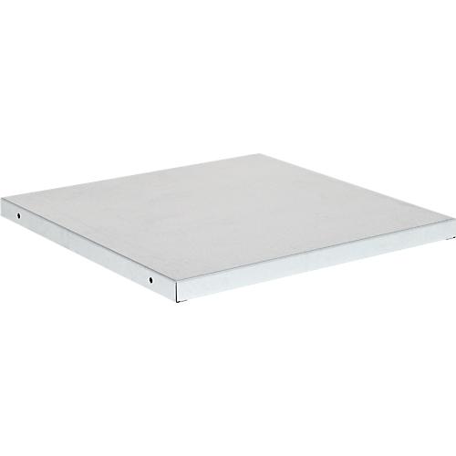 Schäfer Shop Genius Fachboden für FS Putzmittel- und Materialschränke, Stahlblech verzinkt, B 500 x T 490 x H 25 mm, bis 50 kg