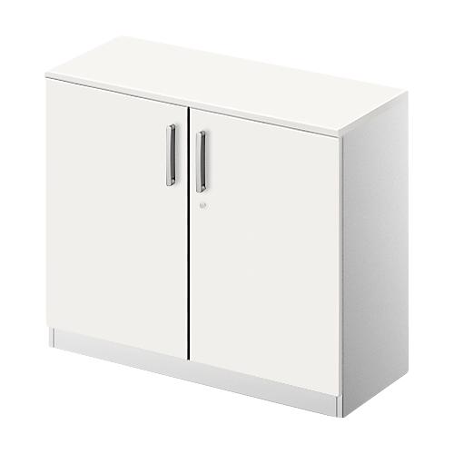 Schäfer Shop Genius Flügeltürenschrank TETRIS SOLID, 2 OH, B 1000 mm, abschließbar, mit Abdeckplatte