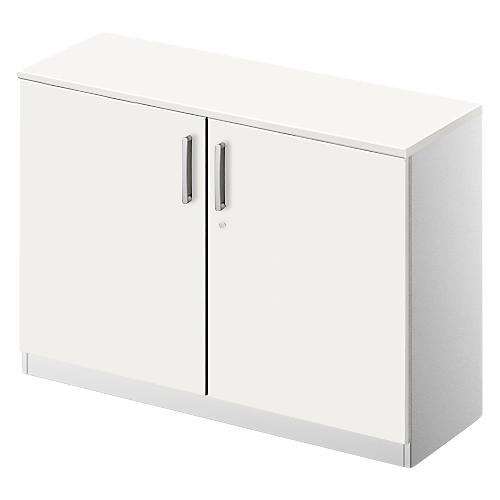 Schäfer Shop Genius Flügeltürenschrank TETRIS SOLID, 2 OH, B 1200 mm, abschließbar, mit Abdeckplatte