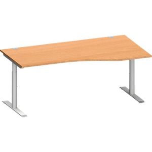 Schäfer Shop Genius Freiformschreibtisch MODENA FLEX, Ansatz rechts, Breite 1800 mm, Buche Schäfer Shop Genius Freiformschreibtisch MODENA FLEX, Ansatz rechts, Breite 1800 mm, Buche