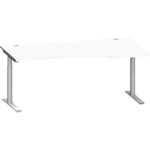 Schäfer Shop Genius Freiformschreibtisch MODENA FLEX, Ansatz rechts, weiß Schäfer Shop Genius Freiformschreibtisch MODENA FLEX, Ansatz rechts, weiß