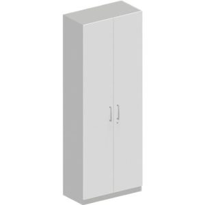 Schäfer Shop Genius Garderobenschrank TETRIS SOLID, 5 Ordnerhöhen, 1 Fachboden, Kleiderstange, abschließbar, B 800 x T 412 x H 2143 mm, weißalu/weiß Schäfer Shop Genius Garderobenschrank TETRIS SOLID, 5 Ordnerhöhen, 1 Fachboden, Kleiderstange, abschließbar, B 800 x T 412 x H 2143 mm, weißalu/weiß